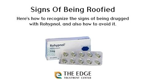 signs and symptoms of rohypnol