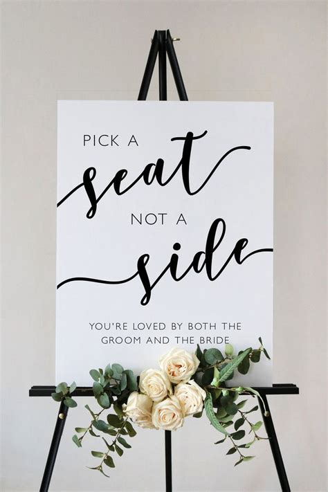 Signs For Wedding Seating