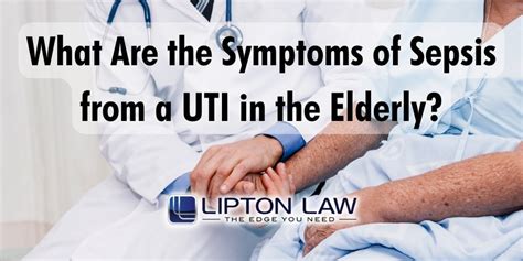 signs of sepsis from uti in elderly