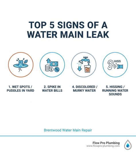 Signs of Water Main Problems in Alexandria VA