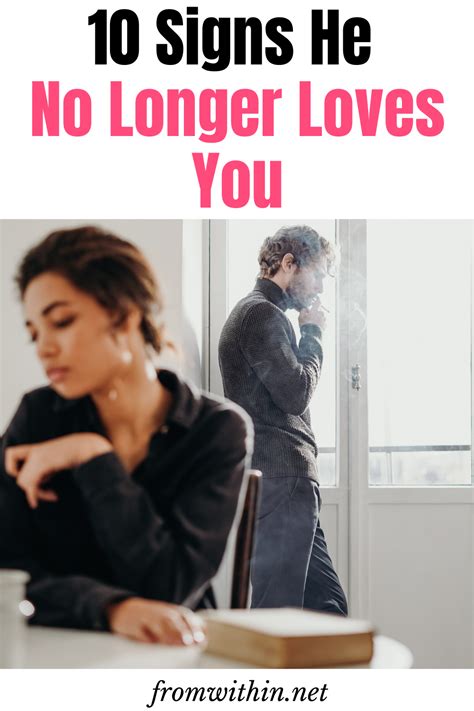 signs you are no longer in love
