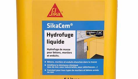 Hydrofuge pour mortier SIKA 5 l blanc Leroy Merlin
