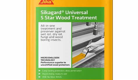 Sika Sikagard Universal 5 Star Wood Treatment gard Ltrs On OnBuy