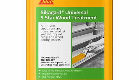 Sika Sikagard Universal Wood Treatment 5 Star 5L Free Next Day