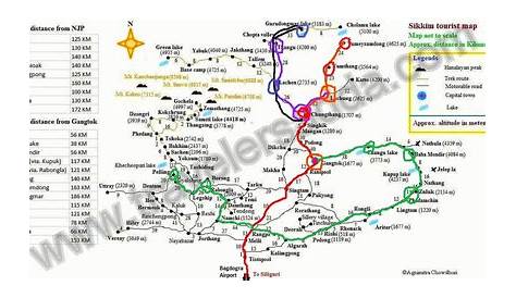 The map of Gangtok | Gangtok, Sikkim, Travel agent