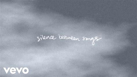 silence between songs lyrics