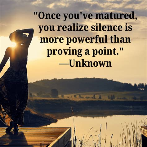 Silence for Wisdom Quote
