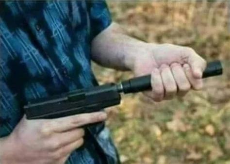 Silencer Gun Meme