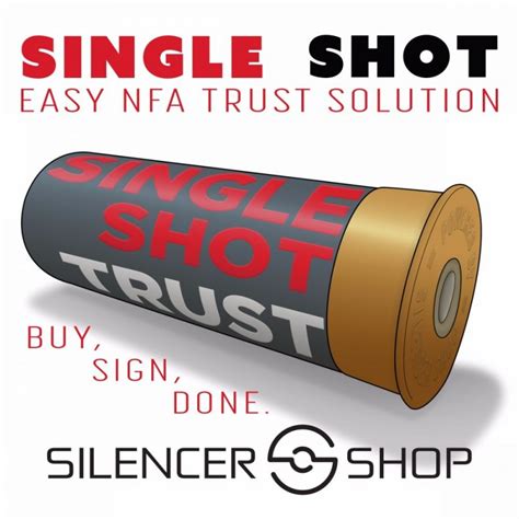 silencer shop single shot trust add trustee