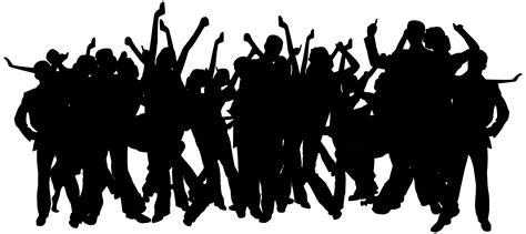 Silhouette Stock footage Crowd Clip art crowd png download 1920*