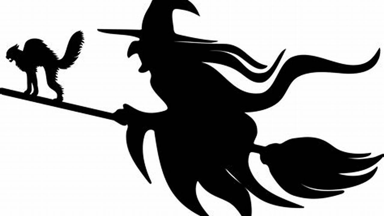 Unveil the Enchanting Secrets of the Silhouette: A Witch's Flight into SVG Design