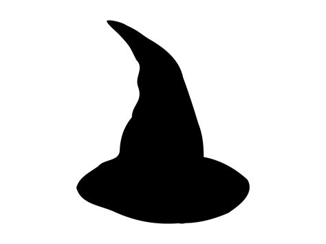 WITCH HAT SVG Witch Hat Silhouette Cricut Witch Hat Clipart Etsy