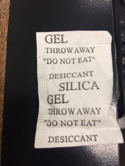 silica gel do not eat