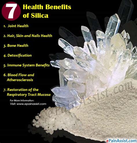 silica health benefits side effects