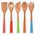 silicone or wood kitchen utensils