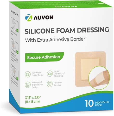 Silicone Foam Dressing With Border