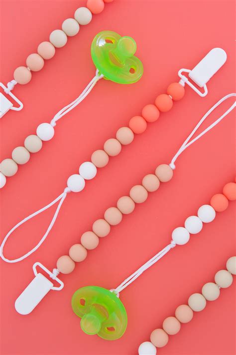 Silicone Pacifier Clip Diy