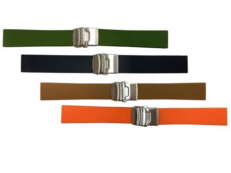 Silicone Rubber Deployment Watch Bands By Maratac