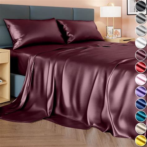 Silk Bed Sheets Queen