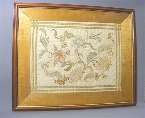 silk embroidery framed art