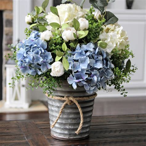 Silk Flower Arrangements Hydrangea