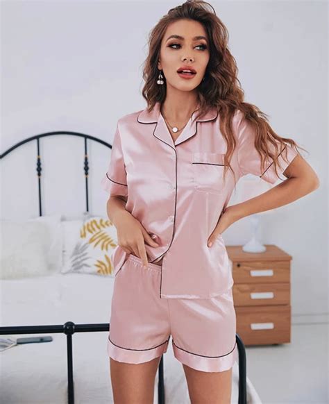 Silk Pyjama Set Cute