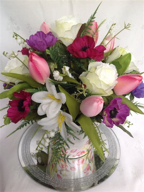 Silk Table Arrangements