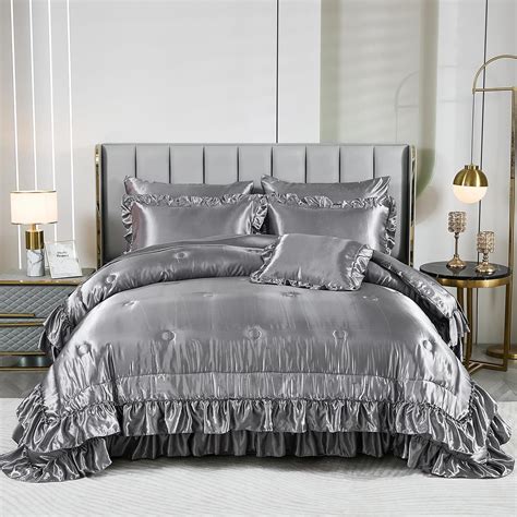Silky Grey Bedding