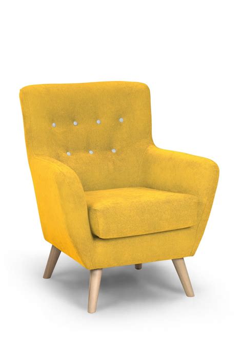 sillón amarillo conforama