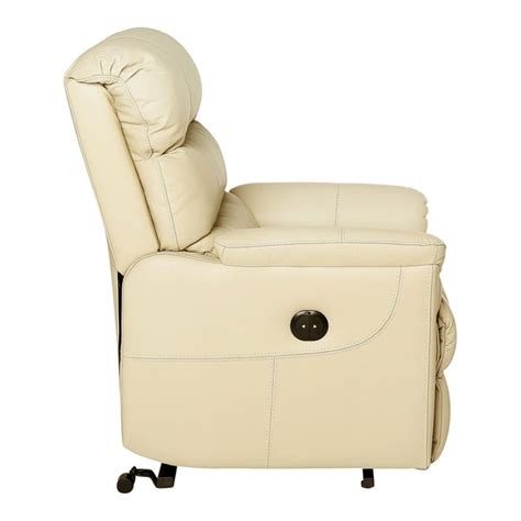 sillón de piel con relax power lift y reclinable boston