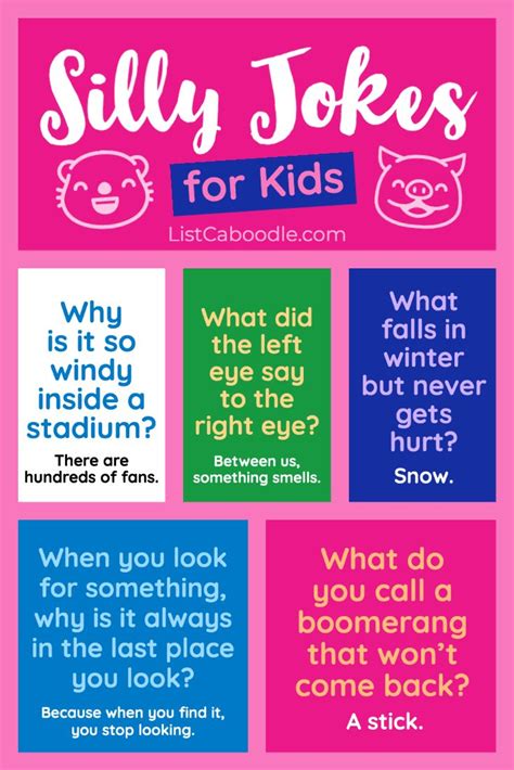 silly funny jokes for young kids