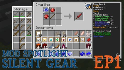silnet gear how to craft a sword