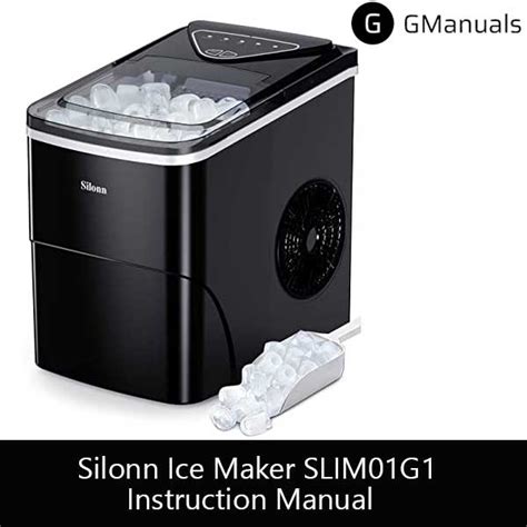 Silonn SLIM21B Countertop Portable Ice Maker Instruction Manual