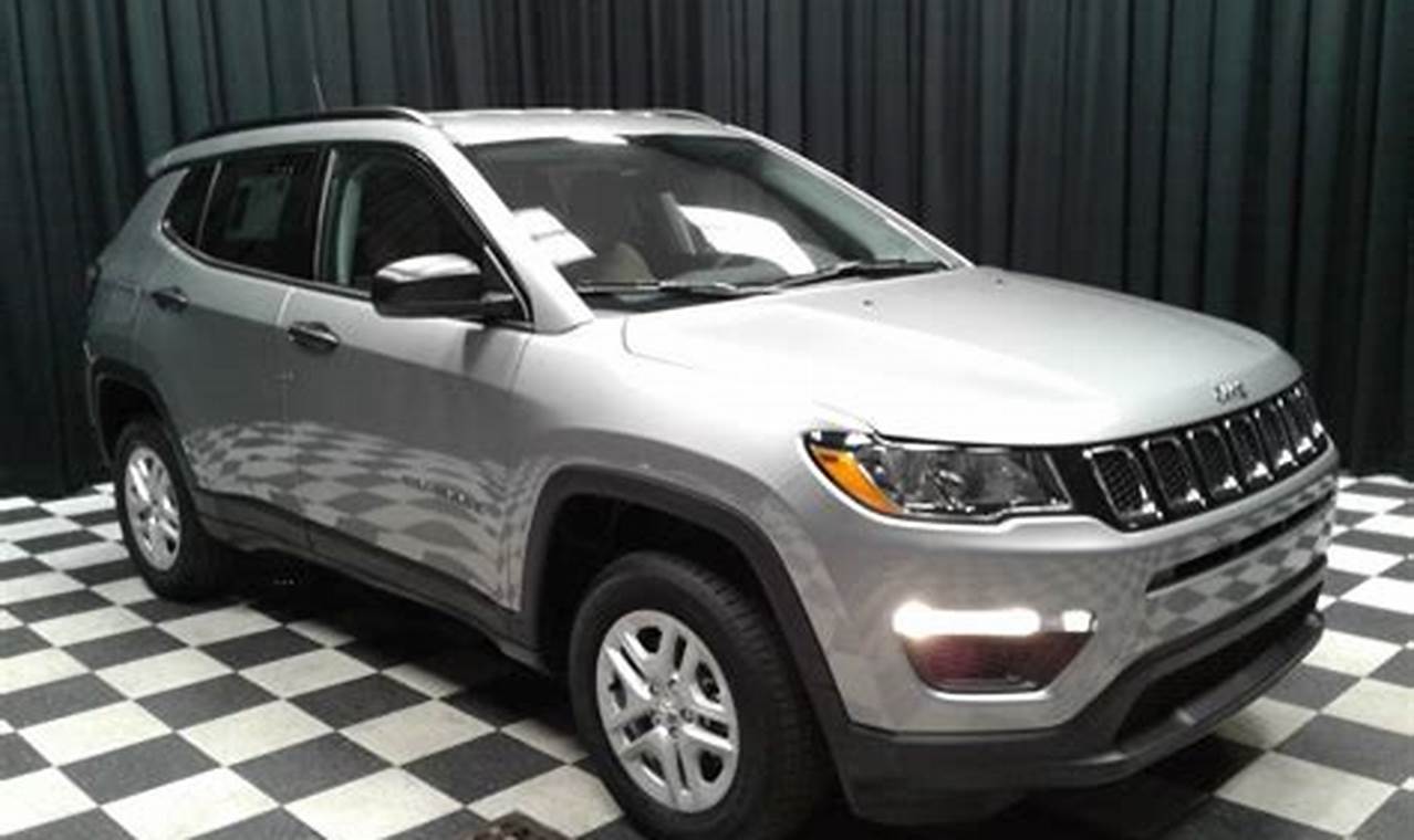 silver 2018 jeep compass sport for sale