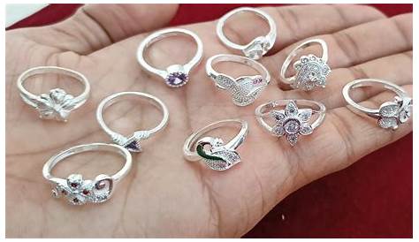 100 Sterling Silver Rings For Women Fashion Butterfly Silver Ring