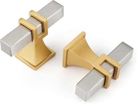 Silver And Gold Cabinet Knobs