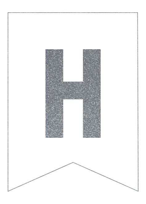 Silver And White Banner Printable