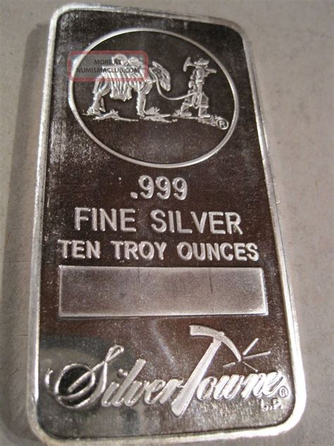 silver bars troy ounce