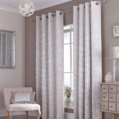 Silver Bedroom Curtains