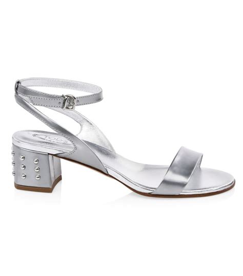 silver block heel sandals canada