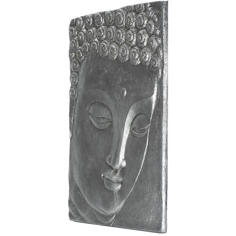 Silver Buddha Wall Art