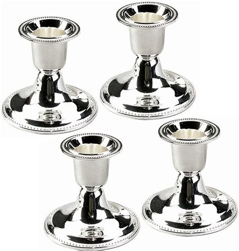 Silver Candle Holders