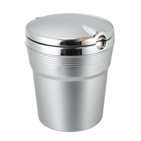 Silver Car Cigarette Ashtray