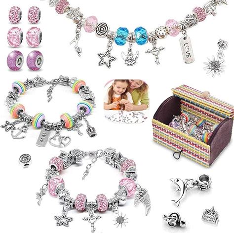 Silver Charm Bracelet Kit