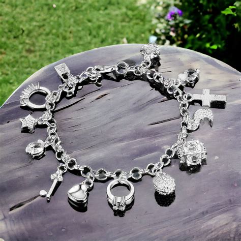 Silver Charm Bracelets In Bulk