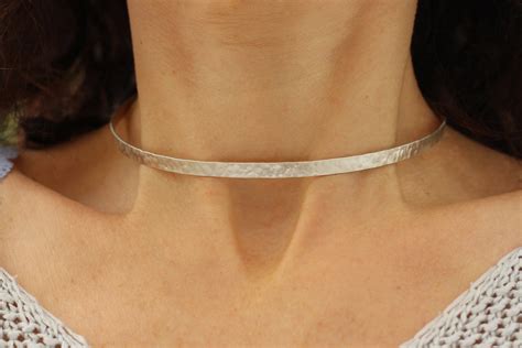Silver Cuff Necklace