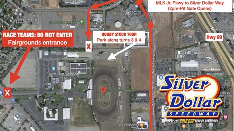 Silver Dollar Speedway Seating Chart
