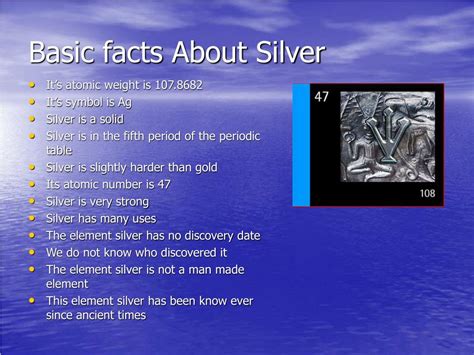 Silver Element Fun Facts