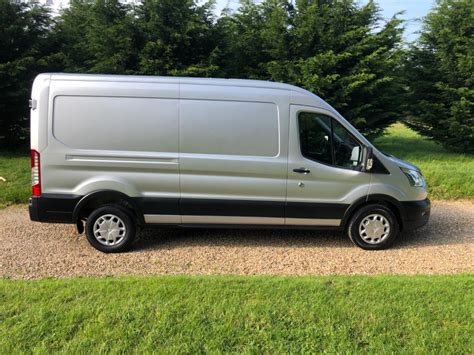 silver ford transit van
