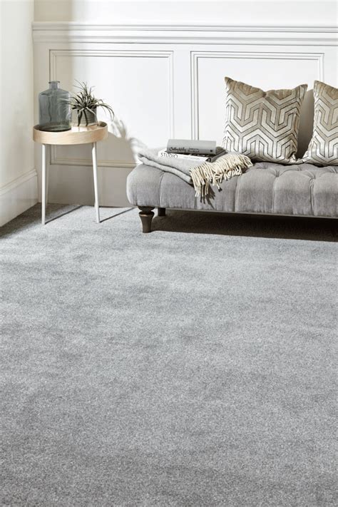 Silver Gray Carpet Bedroom